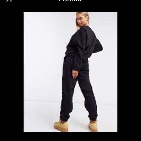 ASOS XL Blue Velour Luxury Comfy Joggers - Picture 1 of 14